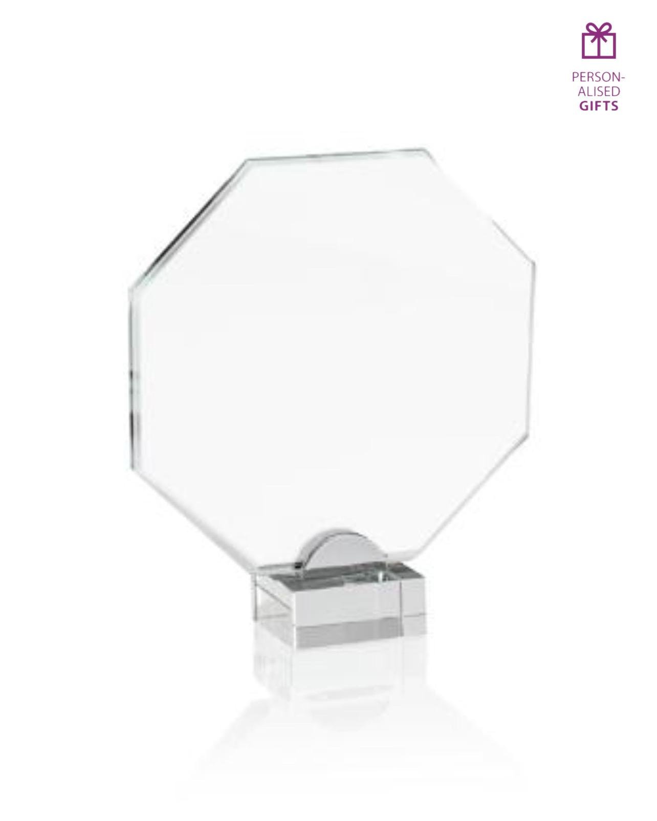 "ΟΚΤΑΓΩΝΟ" CRYSTAL PLAQUE